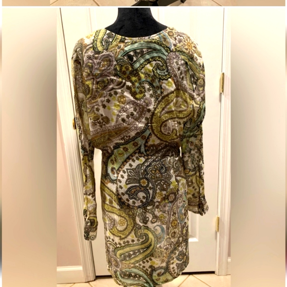 Athleta Blue and Green Swim Coverup - Picture 4 of 5